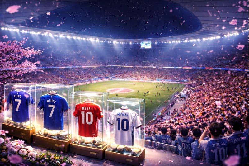 Soccer jerseys hero background